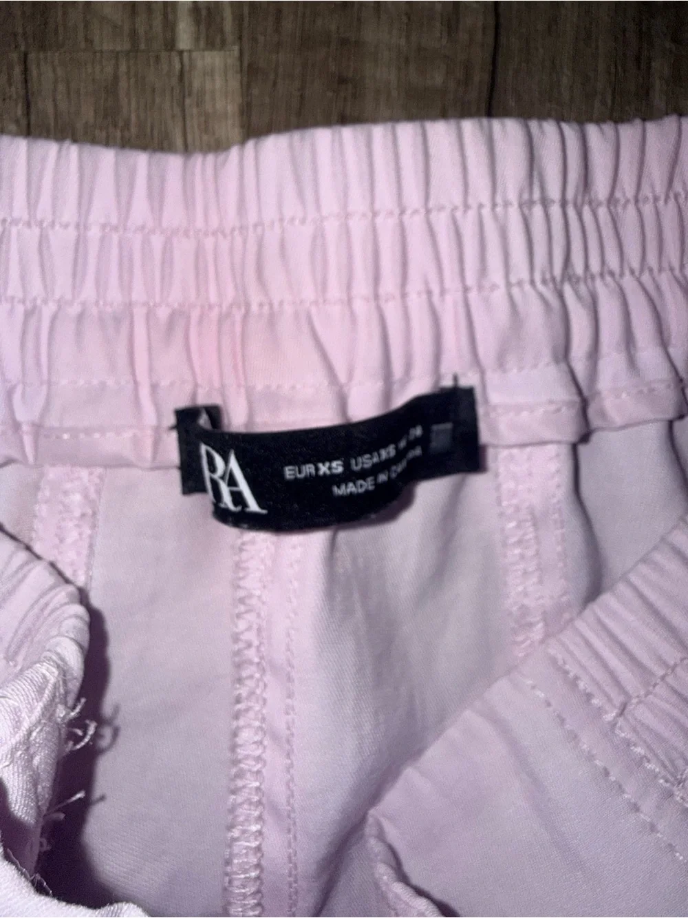 Zara Soft Pink Pull-On Ankle Pants - XS